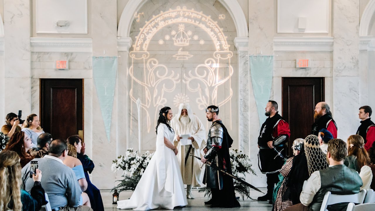 Lord Of The Rings Wedding: The Two Rings