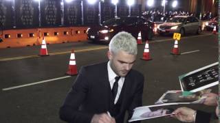 Alex Roe signs autographs at 'Rings' premiere in Los Angeles, CA