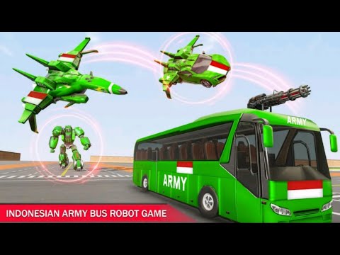 Army Bus Robot Transform War Game 3d: Android Gameplay