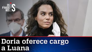 Doria chama médica-cantora Luana para trabalhar em São Paulo