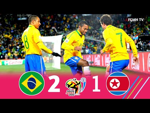 Brazil 2×1 North Korea | 2010 World Cup Extended Highlights & All Goals HD