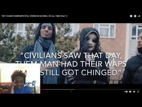 AMERICAN REACTS TO UK DRILL MUSIC (PART 8) TOP 10 MOST DISRESPECTFUL VERSES IN UK DRILL OF ALL TIME!