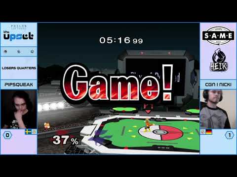 Upset - Pipsqueak Vs. CGN | Nicki - Losers Quarters - Melee