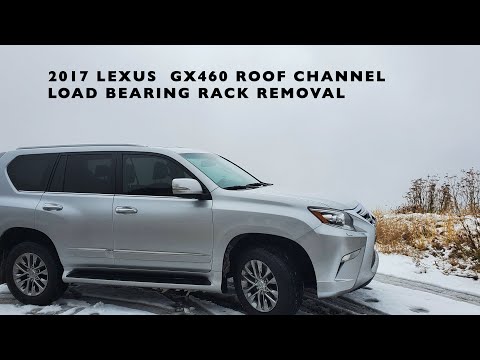 HOW TO REMOVE THE LEXUS GX460 ROOF CHANNEL RAILS IN PREPARATION FOR A GAMIVITI EXPO++ ROOF RACK