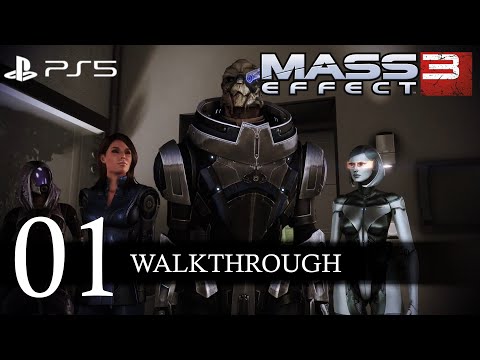Mass Effect 3: Citadel Legendary Edition (Paragon) Walkthrough Part 1 No (Commentary/Full Game) PS5