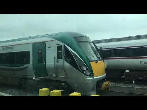 Departing Connolly Station onboard a 29000 class dmu