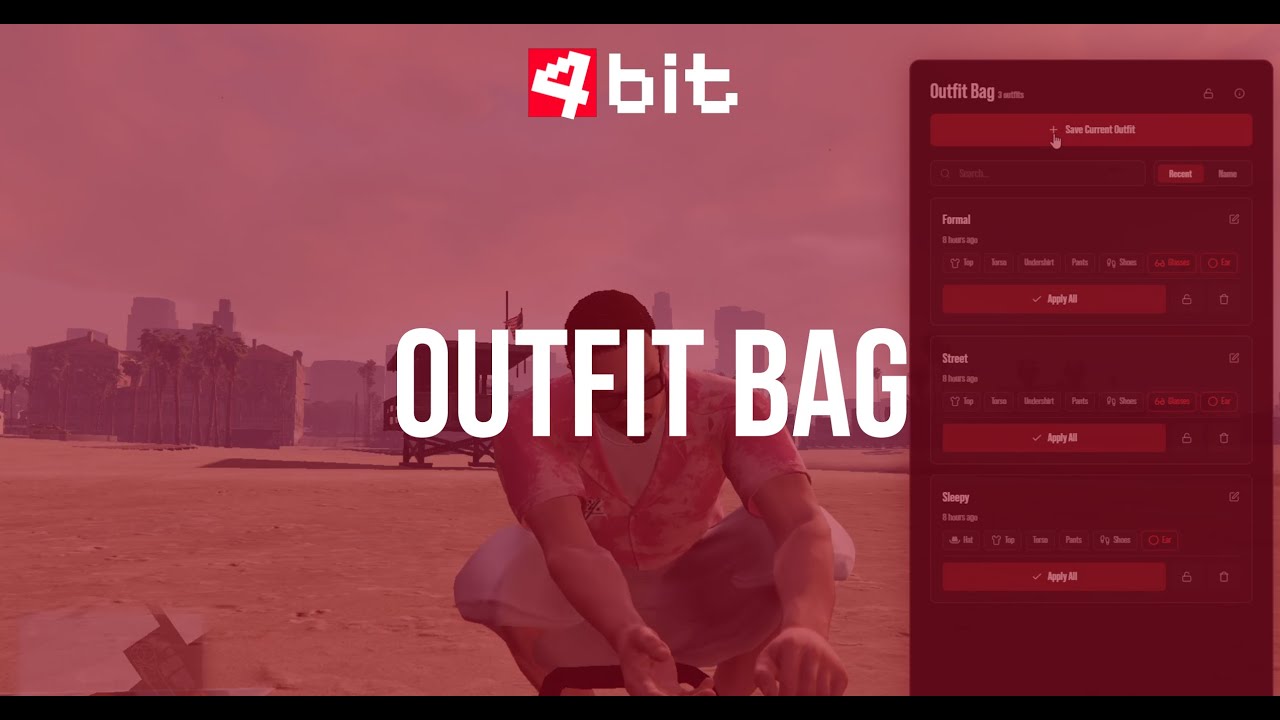 4bit Outfit Bag Showcase