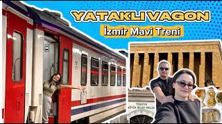 YATAKLI TREN SESSİZ VLOG | İzmir Mavi Treni
