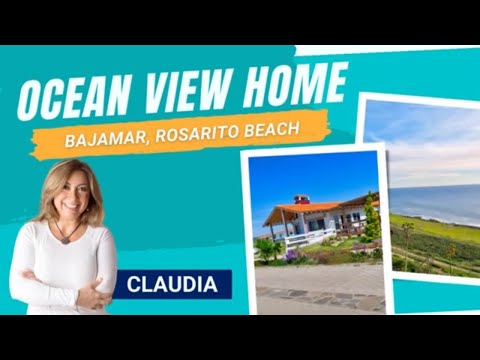 Ocean View Home For Sale In Bajamar, Rosarito Beach - Great For Airbnb!