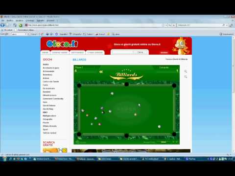 gioco di biliardo