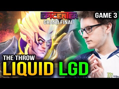 LIQUID vs LGD - MIRACLE INVOKER - UNEXPECTED ENDING!!! GAME 3 EPICENTER XL GRAND FINAL