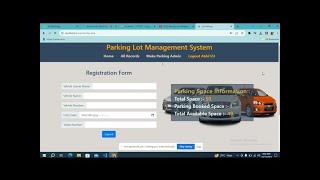 Modify The Parking Lot Management system Project || #coding #phpdeveloper #javascript #project