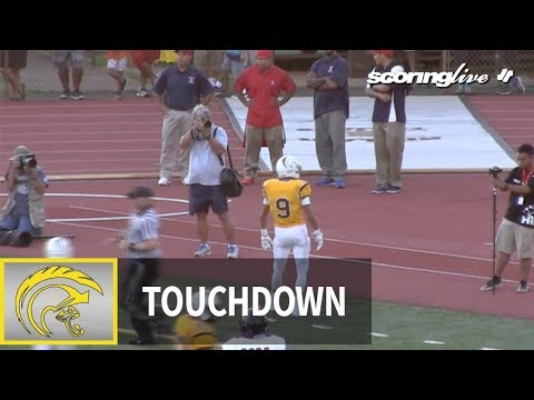 Saint Louis vs. Mililani: Kainoa Wilson, 8-yd TD pass from M. Milton (Aug. 16, 2014)