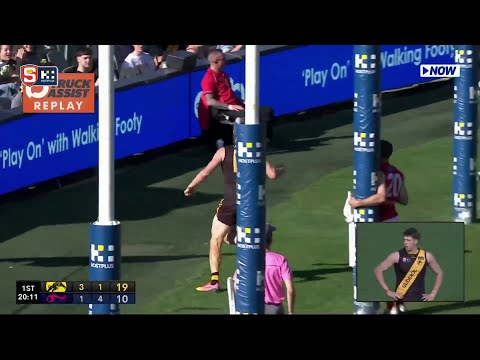 Glenelg's Cameron McGree times his run to goal - Prelim Final Hostplus SANFL Snapshot