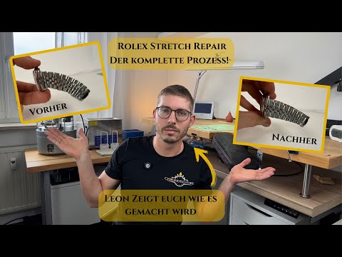 Rolex Jubilee Armband Reparatur (Stretch Repair) | Die komplette Reparatur mit Vorher-Nachher-Effekt