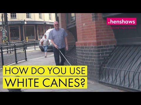 How to use the different types of white cane