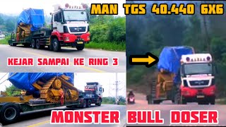 Download lagu ⛔ Truk Monster..!!! MAN TGS 40.440 6X6 Asal Jerman, Muatan Monster bull doser #mantgs #simatalintas mp3