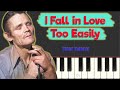 Chet Baker - I Fall In Love Too Easily - Jazz Piano Tutorial (~sheets in description!~)