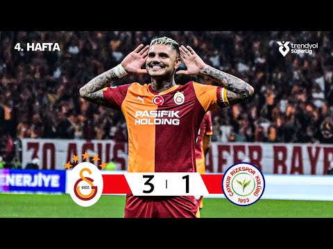 Galatasaray (3-1) Çaykur Rizespor - Highlights/Özet | Trendyol Süper Lig - 2025/26