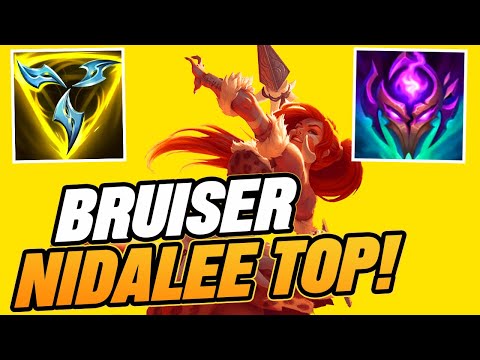 BRUISER NIDALEE TOP *Ranked Climb* Abusing New Nerfs To Healing! - League of Legends