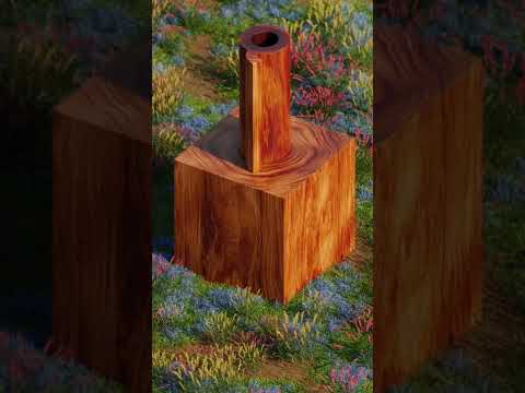 Wooden pieces fitting perfectly! #ASMR #shorts #satisfying #3danimation #cgi #relaxing #nft