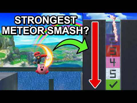 Which Is The Strongest Meteor Smash ? - Super Smash Bros. Ultimate