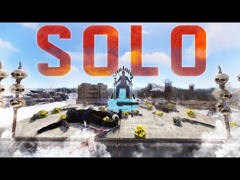SOLO 18 000 HOURS VETERAN vs A 600 POP SERVER - Rust Movie