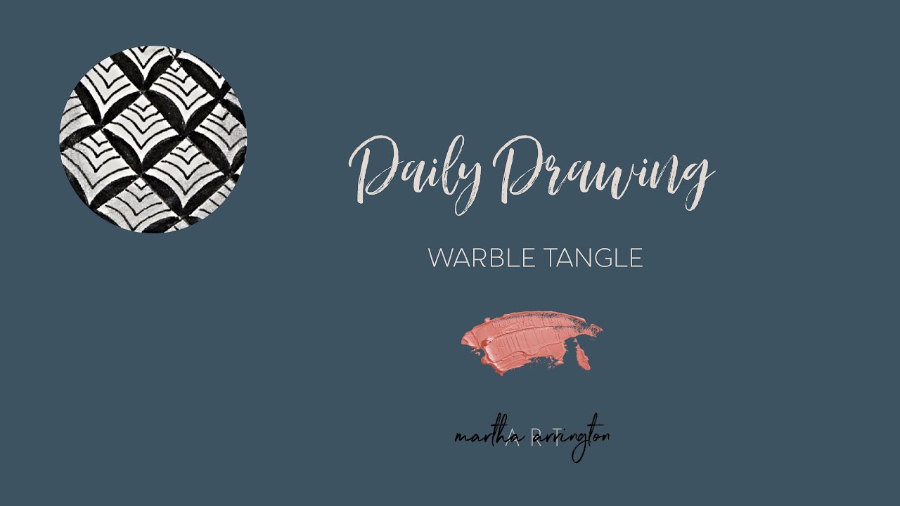 Daily Drawing: Warble Tangle
