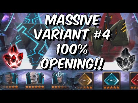 6 Star Crystal Opening & HUGE Variant 100% Opening! - Marvel Contest of Champions