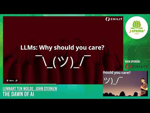 J-Spring 2023: The Dawn of AI: what does it mean for developers? - Lennart ten Wolde & John Sterken