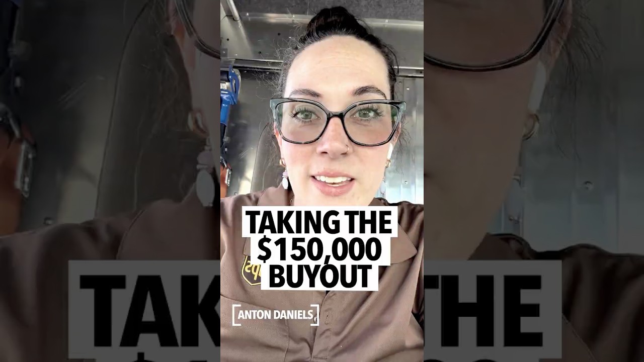 Amid layoffs, woman UPS driver says taking the $$150,000 buyout is hard to pass up, 7,500 people did