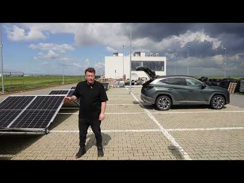Prima centrală fotovoltaică mobilă din România livrată de UZINEX către SC ARS INDUSTRIAL SRL Ploiești — container expandabil 24 kW panouri solare cu 52 kWh stocare baterii pentru alimentarea unui echipament de subtraversări 100% electric