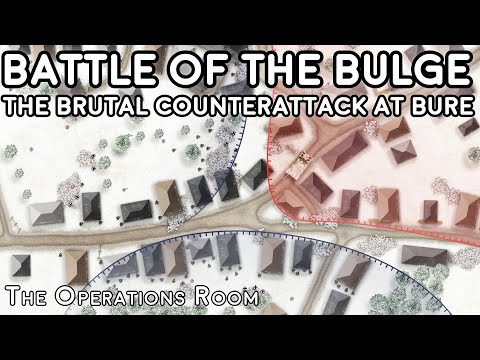 Battle of the Bulge - The Brutal Counterattack at Bure - Animated