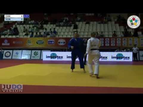 Judo Grand Slam Baku 2013: Amy COTTON (CAN) - Abigel JOO (HUN) Semi Final [-78kg]