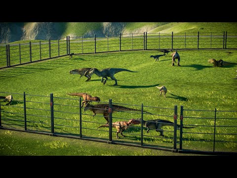 ALL CARNIVORES BATTLE ROYALE - Jurassic World Evolution 2