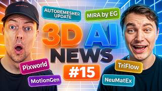 AI Retopology Is Finally Getting Good — TriFlow, Autoremesher & More - 3D AI News #15