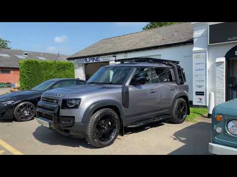 New 2021 Defender 110 Laser Light Upgrade, Light Bar and Rear Work Lights