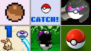Evolution of Pokémon Catching Animations (1996 - 2017)