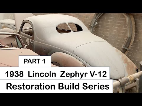 1938 Zephyr Part 1 - Where do we start? 1938 Lincoln V-12 Zephyr Coupe Restoration! JB and #barryt