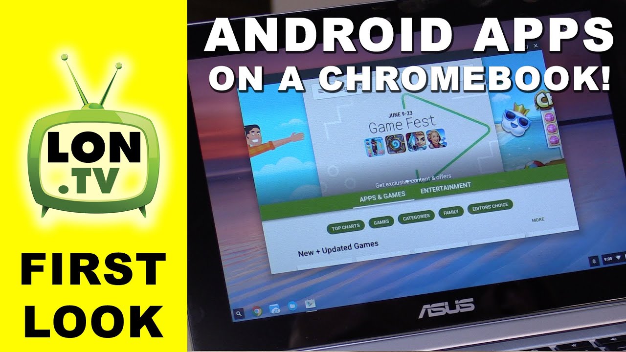 Android Apps Come to Chromebooks - Skype, Retro Emulation, Games, Word and More