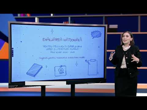 TeleŞcoala: Limba şi literatura română clasa a VIII-a –Subiect model Evaluare Naţională 2022-2023-p3