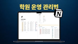 등록 관리（00:03:03 - 00:03:57） - 학원 운영 컨설팅 사례, 숙제 검사, 성적 관리, 상담 관리 등