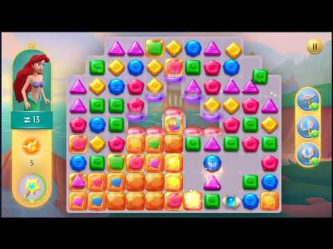 Disney Princess Majestic Quest Level 147 - NO BOOSTERS + FULL STORY 👸 | SKILLGAMING ✔️