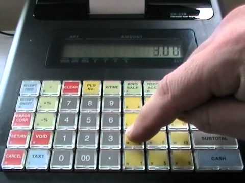 Sam4s ER230 - How To program the description of a PLU button