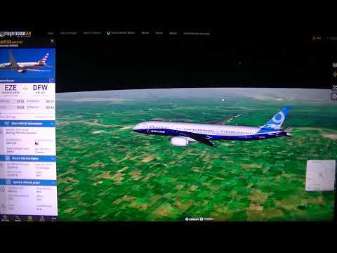 MongoTV_6903 - Flightradar24 - How Far Can i Fly - Part 243-Buenos Aires-Dallas-AA9722-AAL9722