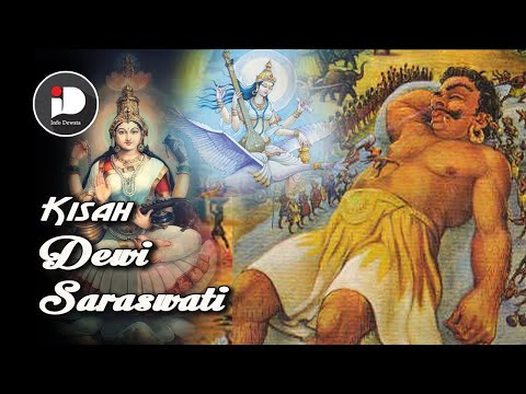 The Story of Goddess Saraswati Residing in the Tongue of Kumbakarna