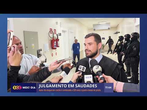 Autor do ataque em creche de Saudades é condenado | Segurança | SCC Meio-Dia