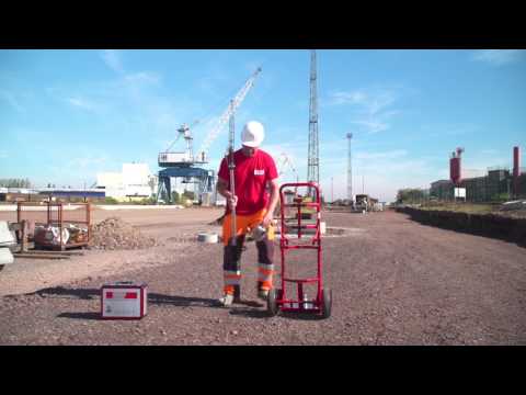 HMP LFGpro - El ensayo dinámico de carga con placa con el equipo ligero de impacto