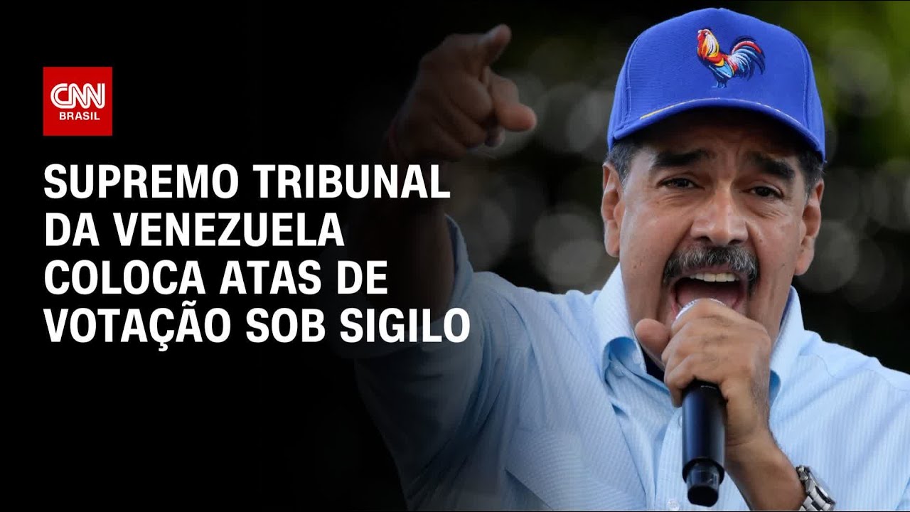 Supremo Tribunal da Venezuela coloca atas de votação sob sigilo | CNN PRIME TIME