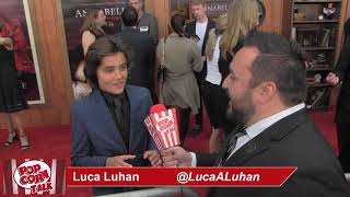 Popcorn Talk at the Annabelle Comes Home Red Carpet Premiere - Luca Luhan video